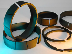 Rider rings reciprocating compressor