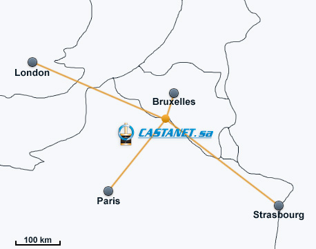 Plan situation castanet