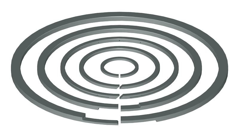 Piston rings reciprocating compressor
